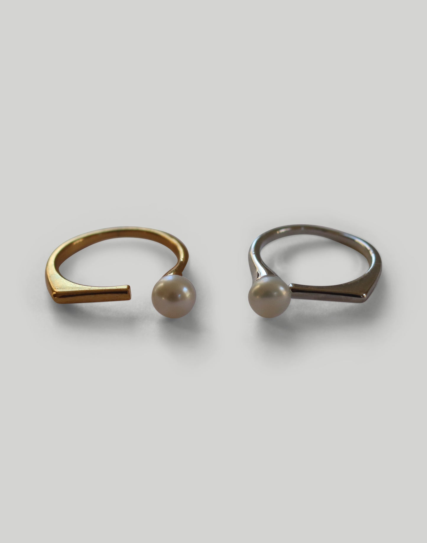 The Adjustable Pearl Signet Ring
