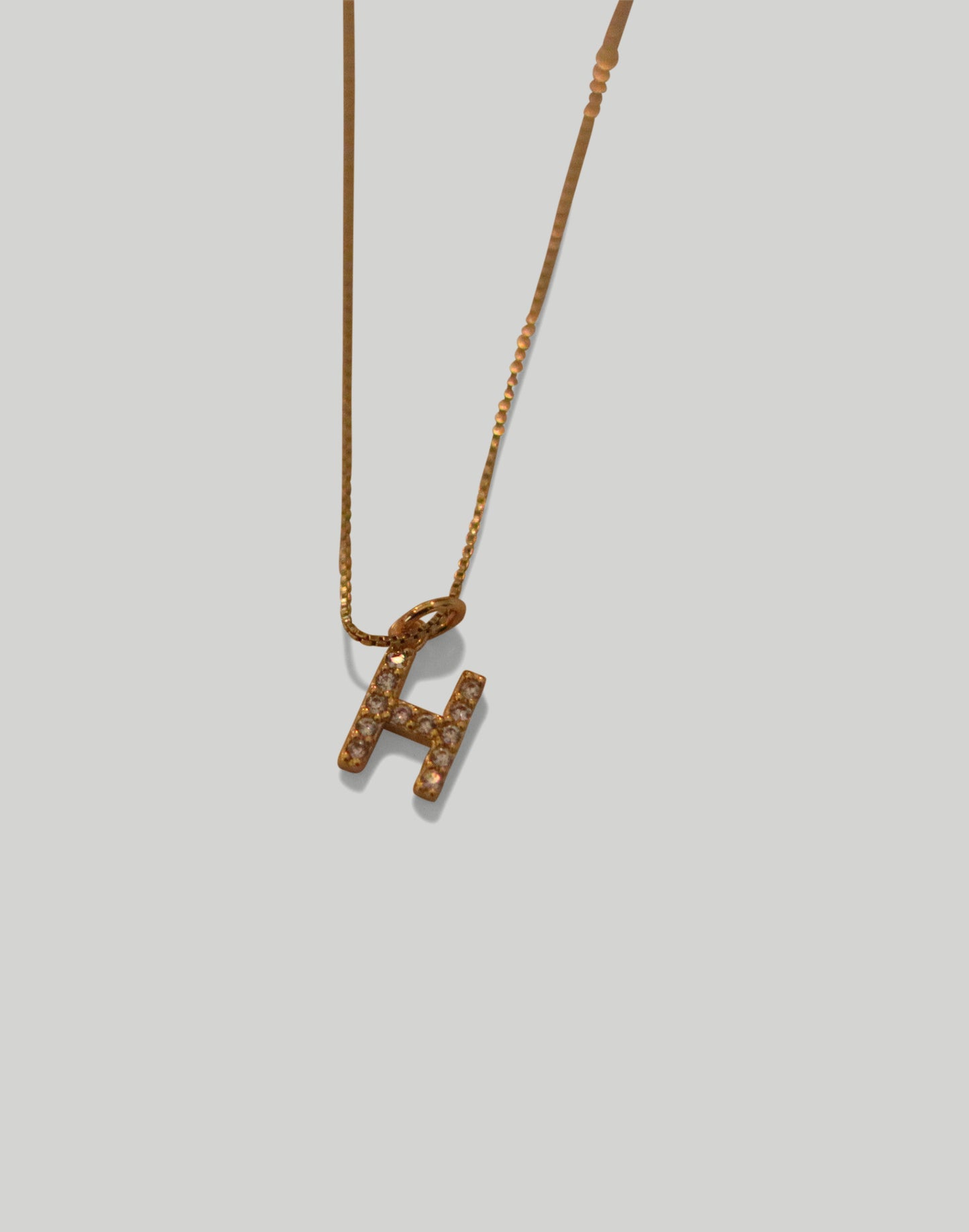 The Initial CZ Necklace