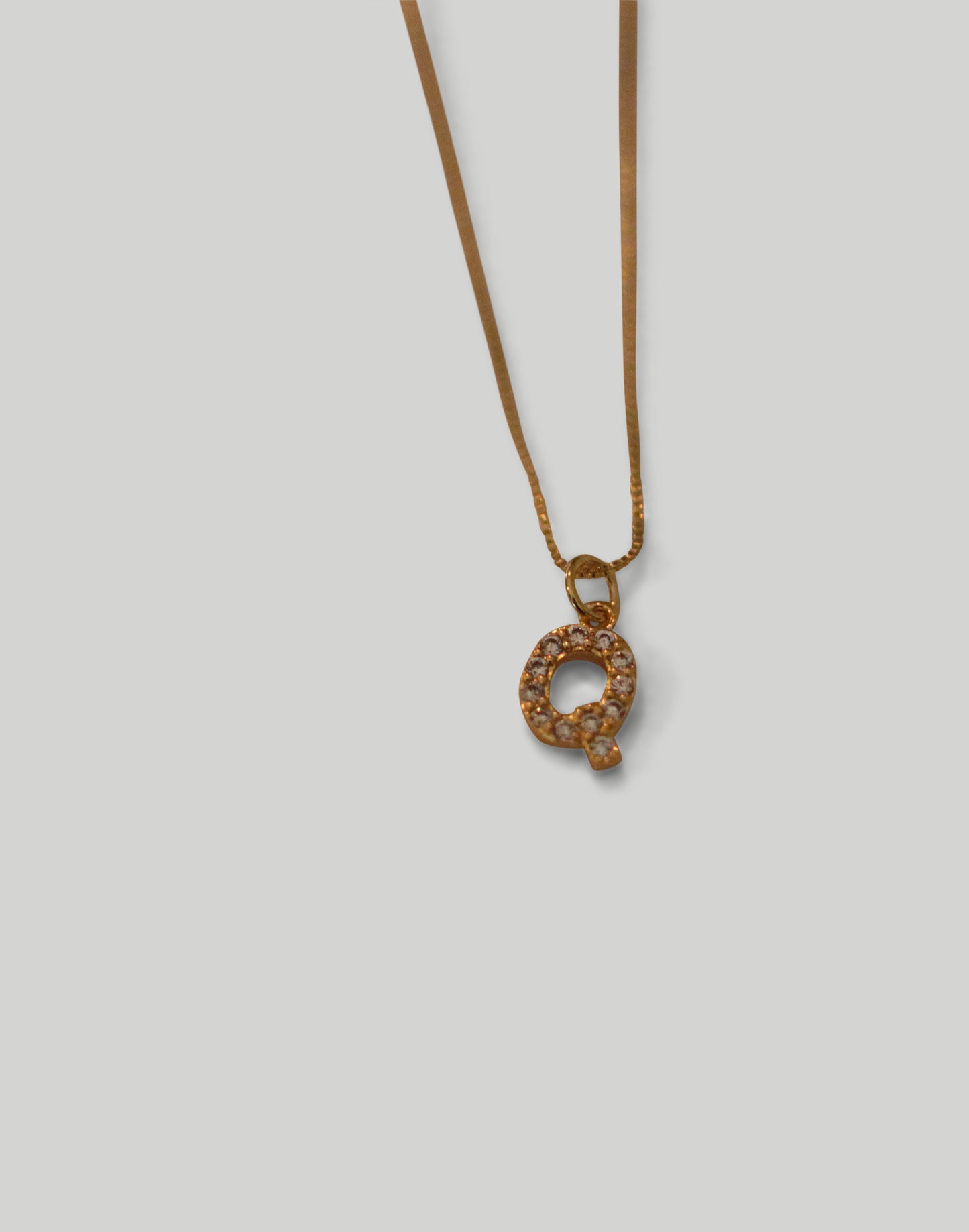 The Initial CZ Necklace