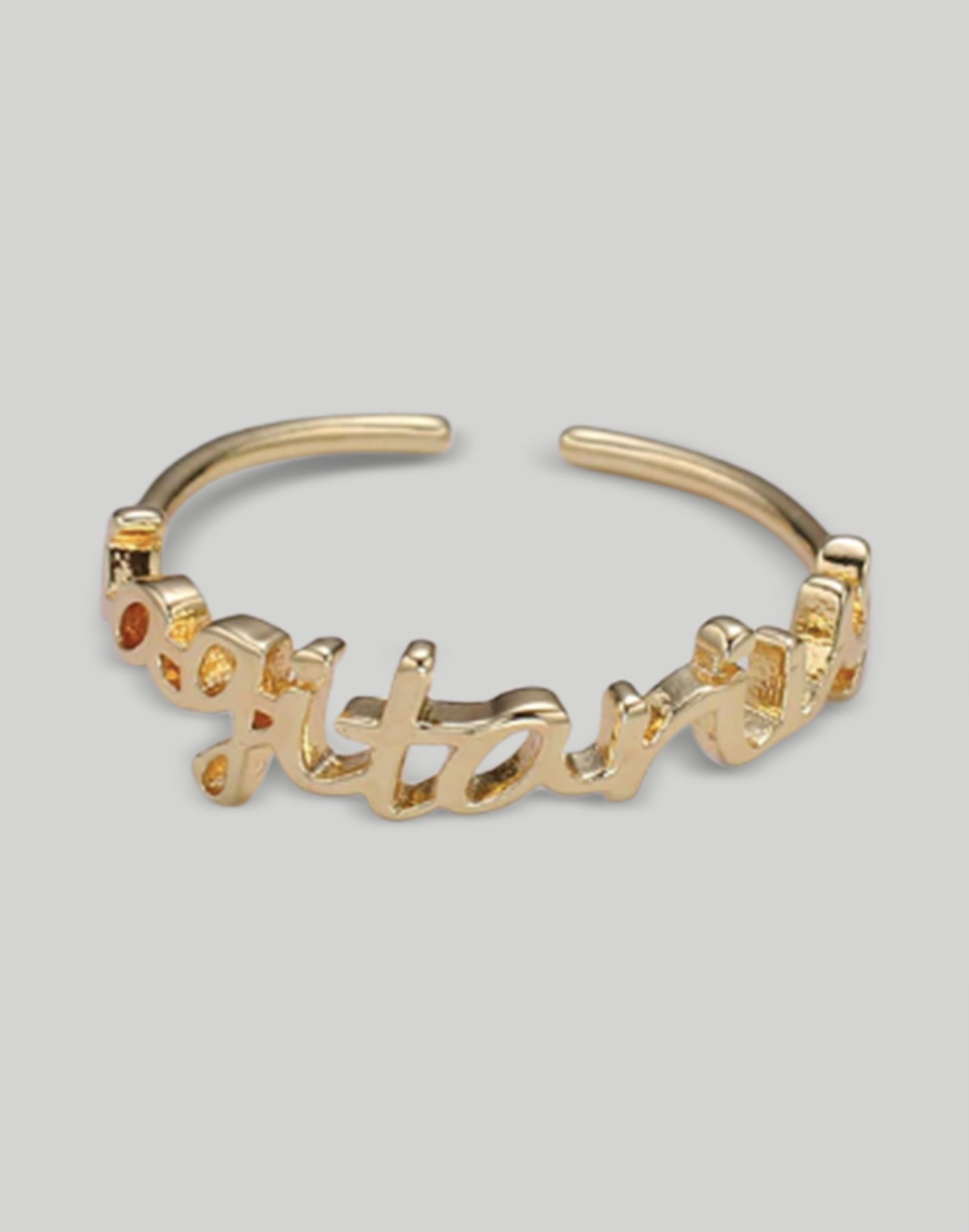 The Adjustable Zodiac Ring